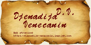 Đenadija Venečanin vizit kartica